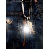 Ліхтарик брелок багатофункціональний COB W5137 Black