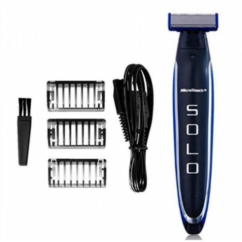 Тример для бороди 3 в 1 Micro Touch Solo Trimmer ART-368/4249 Чорний в інтернет супермаркеті PbayMarket!