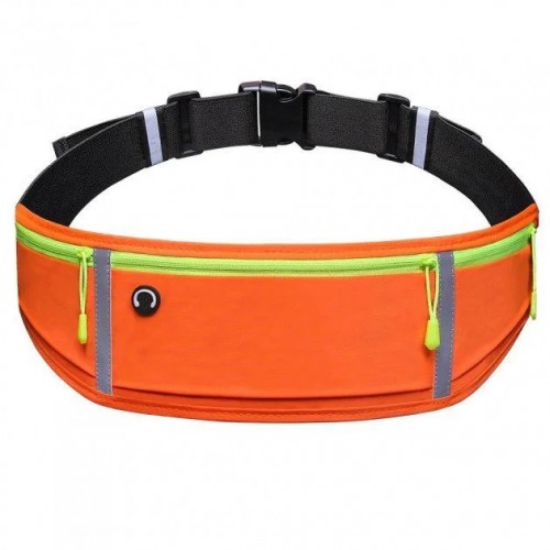 Спортивна сумка для бігу на пояс RunBag з 3 кишенями Orange (050329) Спортивна сумка для бігу на пояс RunBag з 3 кишенями Orange (050329)
