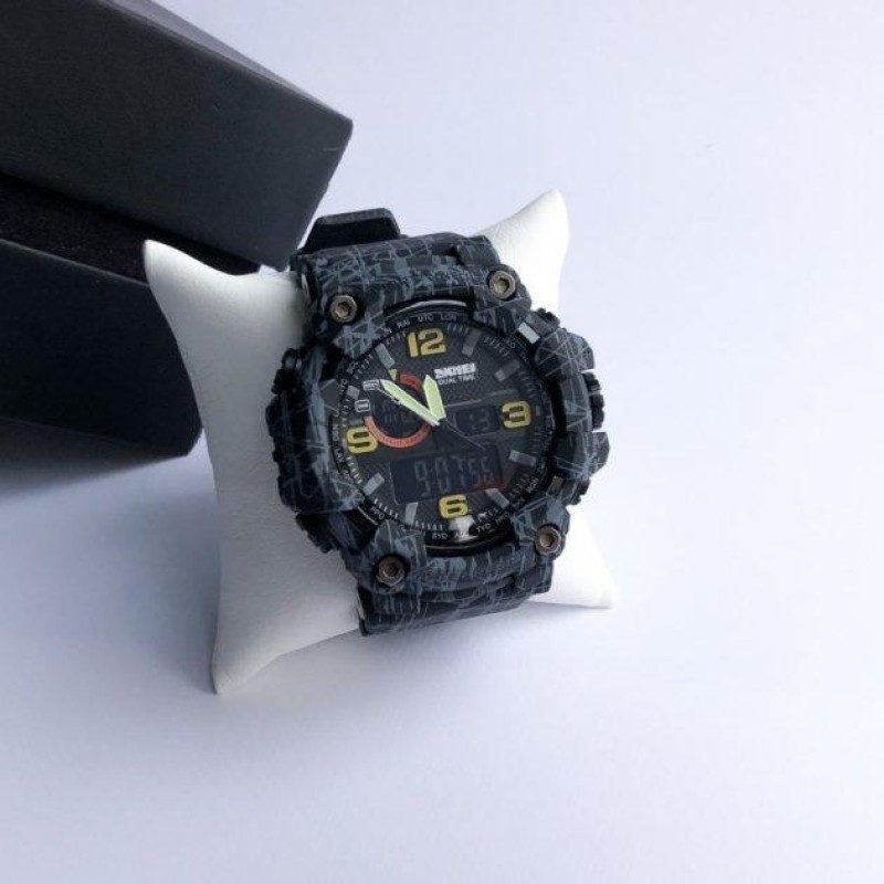 Чоловічий наручний годинник Skmei 1520 Сірий