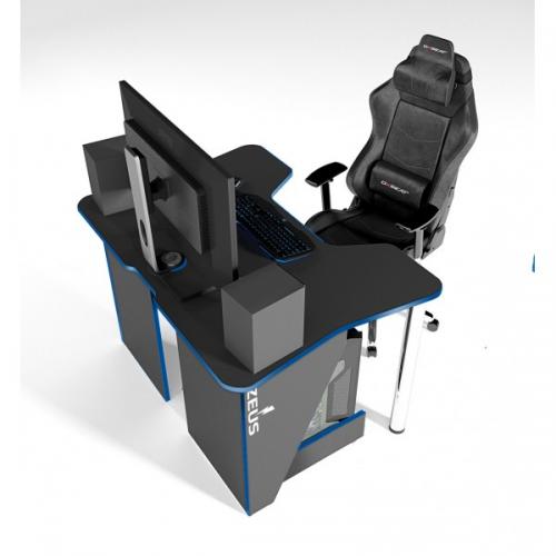 Геймерський ігровий стіл ZEUS IGROK-3 Чорний/Чорний Геймерський ігровий стіл ZEUS IGROK-3 Чорний/Чорний