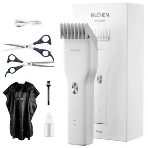 Машинка для стрижки волосся Xiaomi Enchen Boost White (Boost-W-Set) Машинка для стрижки волосся Xiaomi Enchen Boost White (Boost-W-Set)