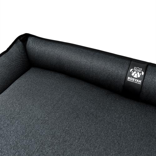 Лежак ліжко для собак всіх порід EGO Bosyak Рогожка XL 105x80 Сірий (спальне місце для великих собак) Лежак ліжко для собак всіх порід EGO Bosyak Рогожка XL 105x80 Сірий (спальне місце для великих собак)