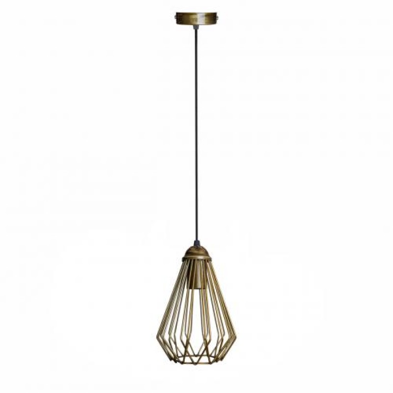 Світильник підвісний у стилі лофт MSK Electric Silvia NL 537 BN бронза