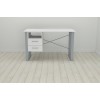 Письмовий стіл із ящиками Ferrum-decor Оскар 750x1400x700 метал Сірий ДСП Біле 16 мм (OSK0078) в інтернет супермаркеті PbayMarket!