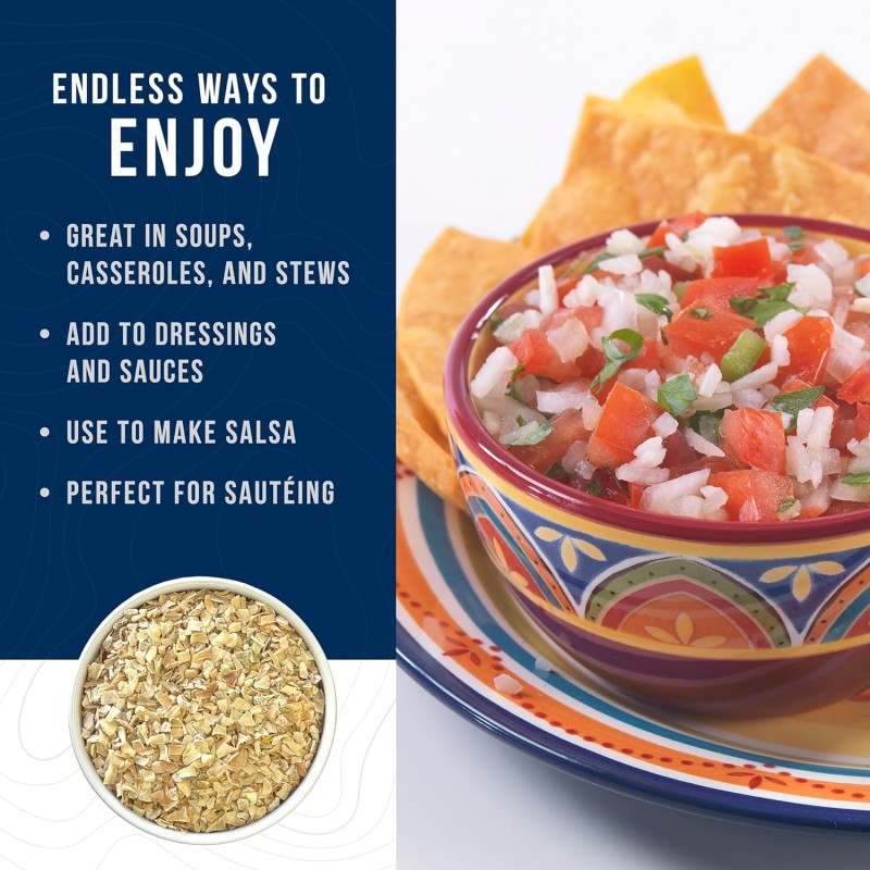 Цибуля нарізана сублімована з великим терміном придатності 25 років Augason Farms, 217 порцій