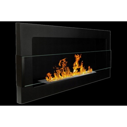 Біокамін GMT 900х400х120 BLACK MAT + СКЛО Біокамін GMT 900х400х120 BLACK MAT + СКЛО