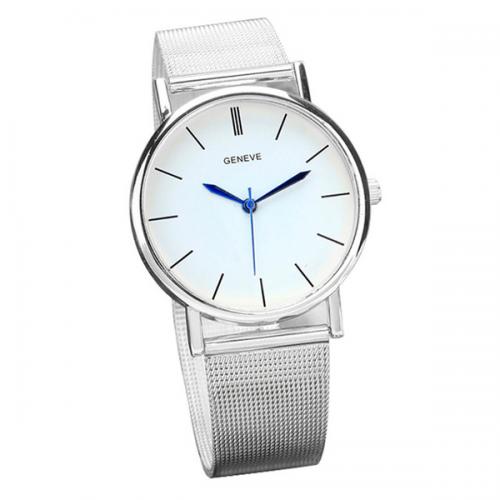 Наручний годинник жіночий Geneva Steel Silver Сріблястий (800) Наручний годинник жіночий Geneva Steel Silver Сріблястий (800)