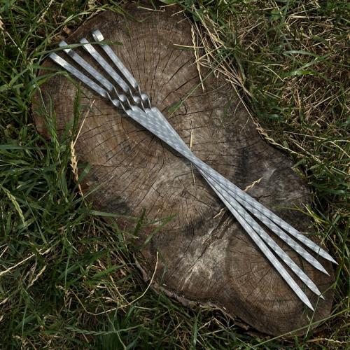 Шампур з ручкою і кільцем Gorillas BBQ SKK10 45 см (5013) Шампур з ручкою і кільцем Gorillas BBQ SKK10 45 см (5013)