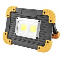 Прожектор світлодіодний No Brand Bright Light L812-20W-2COB+1W ЗУ micro USB 2x18650/3xAA Power Bank Box