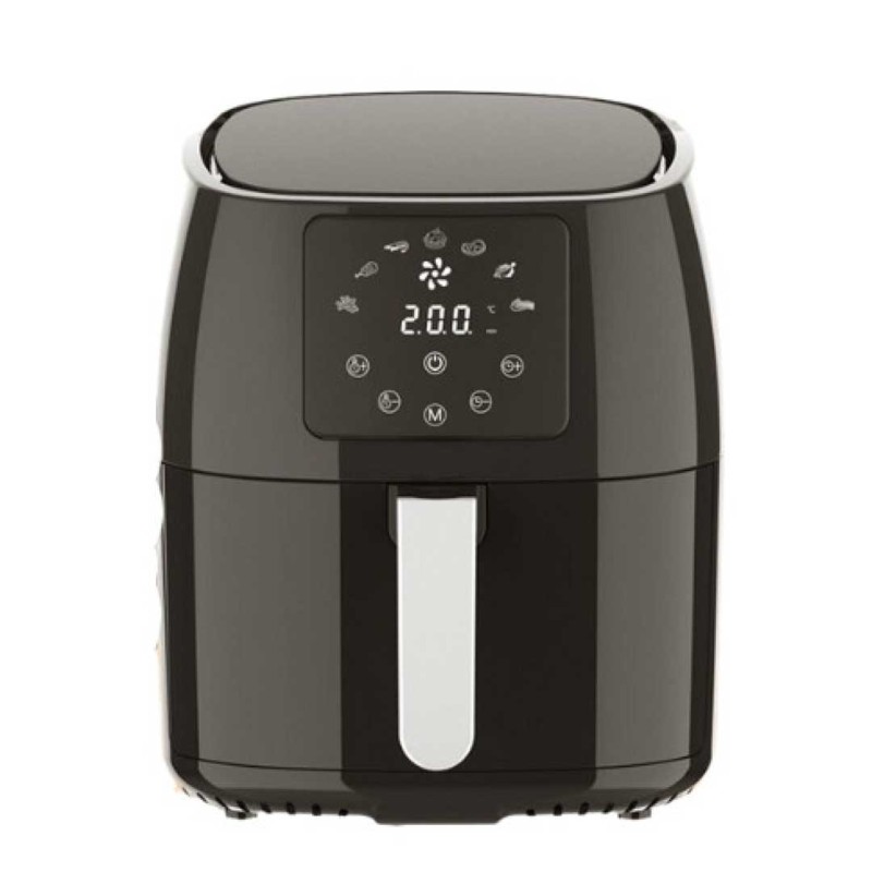 Аерогриль-фритюрниця Sokany SK-8018 на 5 л фритюрниця з таймером і терморегулятором чорний (SK8018)