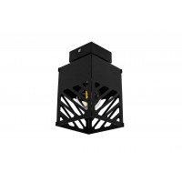 Люстра лофт MSK Electric Urban на один плафон чорна NL 2410 BK