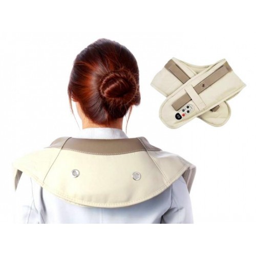 Ударний Вібромасажер для спини плечей та шиї Cervical Massage Shawls