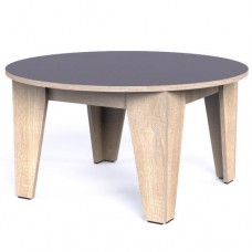 Журнальний столик Тиса Мебель СЖ-12 Сонома Графіт 42x80x80 см