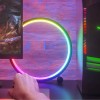 Настільна лампа нічник Inspire RGB SAL-052 10W 46led Bluetooth Чорний