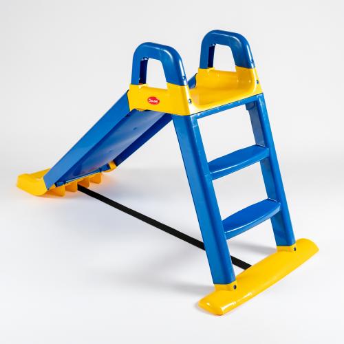 Гірка дитяча пластикова Doloni 0140/03 145 см Синьо-жовтий Гірка дитяча пластикова Doloni 0140/03 145 см Синьо-жовтий