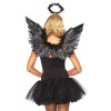 Крила чорного ангела Leg Avenue Angel Accessory Kit Black, крила, німб в інтернет супермаркеті PbayMarket!