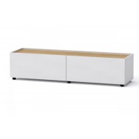 Тумба під ТВ Компанит МГ 6 150х42х35 см Альба білий Тумба під ТВ Компанит МГ 6 150х42х35 см Альба білий