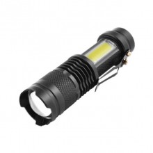 Ліхтар ручний Police 525/8468-XPE+COB, Li-Ion акум., zoom, ЗУ microUSB, Box