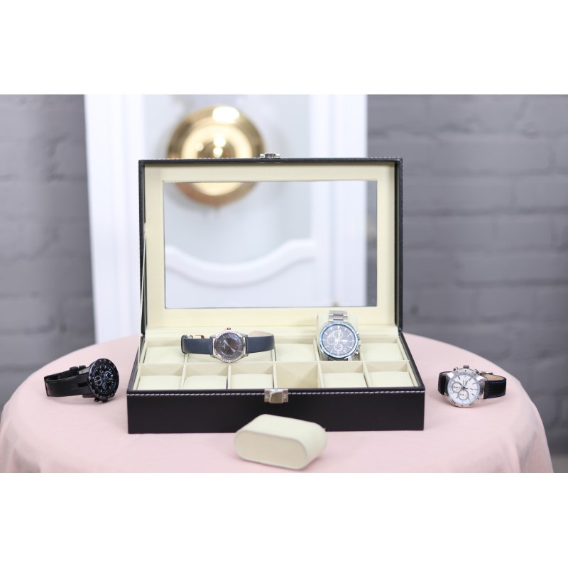 Скринька для зберігання годинників Craft Чорний 12PU