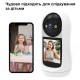 Поворотна wifi камера з екраном - відеофон із охоронними функціями Nectronix V5, ICSee app