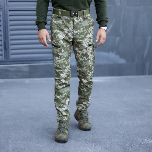 Штани карго чоловічі Pobedov Static 51140 S Піксель (00000008539)