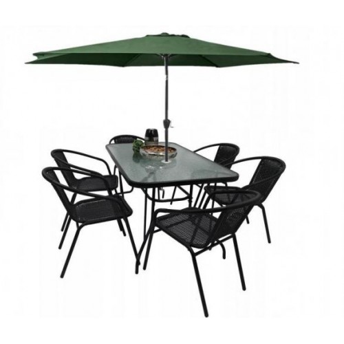 Комплект садовой мебели Kontrast Boston Green-6