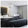 Стельовий світильник TK Lighting Bianca 16x12x15 см Золотисто-білий (TK4695)