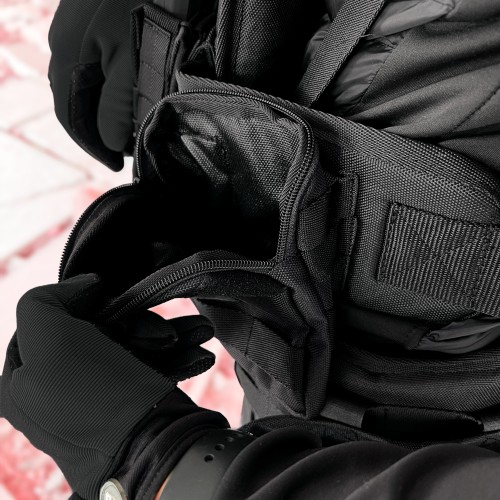Тактичний підсумок для Бічних Бронеплит BroniQ Cordura 600D Чорний Тактичний підсумок для Бічних Бронеплит BroniQ Cordura 600D Чорний