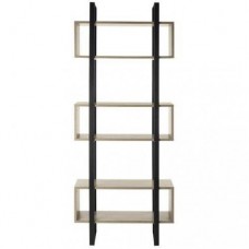 Стелаж для зберігання в стилі Loft Чорний NS-1845 2030x750x300 мм