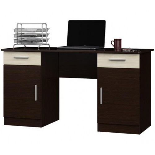 Письмовий стіл Еверест Вчитель венге + дуб молочний (EVR-2161)