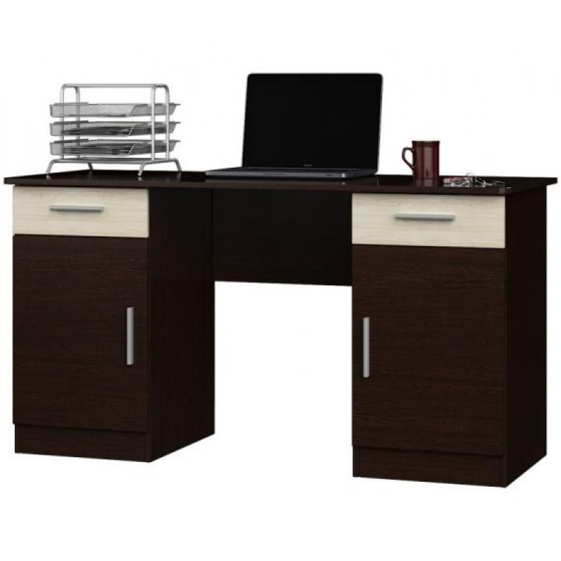 Письмовий стіл Еверест Вчитель венге + дуб молочний (EVR-2161)