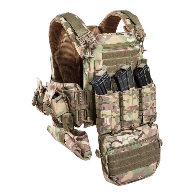 Плитоноска з підсумками без плит No Brand One Size Мультикам (2013925894)