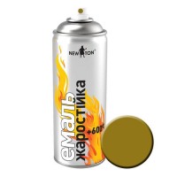 Емаль жаростійка Аерозоль New Ton 400 мл матова Золотиста Емаль жаростійка Аерозоль New Ton 400 мл матова Золотиста