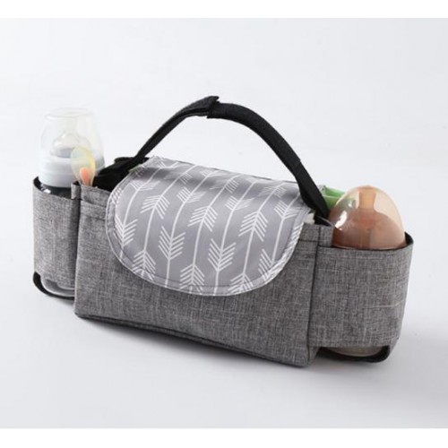 Набір підвісна сумка для коляски 35х11х15 см Сіра та Пляшка-ложка для годування Рожева (vol-1410) Набір підвісна сумка для коляски 35х11х15 см Сіра та Пляшка-ложка для годування Рожева (vol-1410)