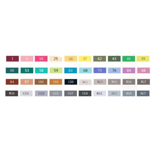 Спиртові маркери Touchnew 40 кольорів. Набір для архітектора (AS-40) в інтернет супермаркеті PbayMarket!