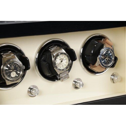 Скринька Salvadore для підзаводу 3 годинників HD130WH 190х370х185 мм Різнокольоровий Скринька Salvadore для підзаводу 3 годинників HD130WH 190х370х185 мм Різнокольоровий