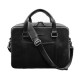 Шкіряна сумка для ноутбука та документів чорна Crazy Horse BlankNote