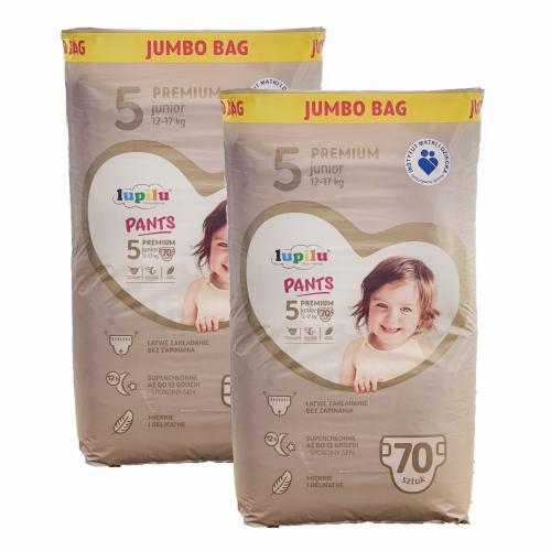 Дитячі підгузники - трусики Lupilu Premium 5 Junior (12-17 кг) 140 шт JUMBO BAG в інтернет супермаркеті PbayMarket!