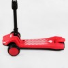 Самокат триколісний складане кермо світло звук дим Best Scooter MAXI 60 кг Red (111438)