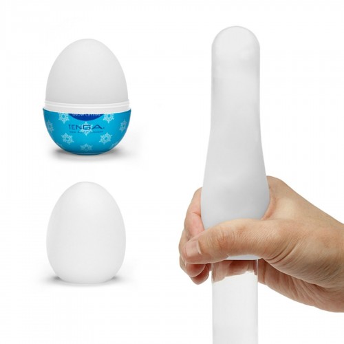 Мастурбатор-яйце Tenga Egg Snow Crystal з охолоджувальним лубрикантом в інтернет супермаркеті PbayMarket!