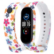 Ремінець Painted Strap для Xiaomi Mi Band 3 / 4 Flowers