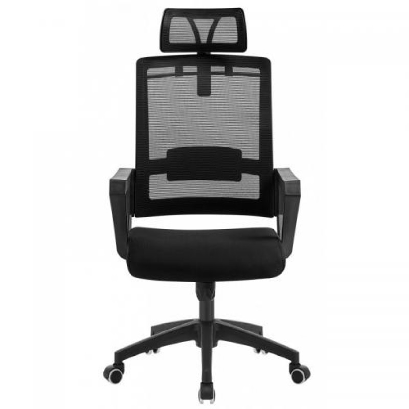 Крісло офісне Остін SDM Синхромеханізм сітка екошкіра чорна