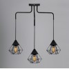 Люстра підвісна MSK Electric Crystal у стилі лофт на три плафони NL 10535-3