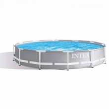 Басейн каркасний Intex 366 x 76 см 6503 л Grey (74742)