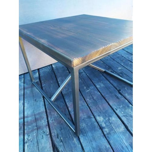 Журнальний столик GoodsMetall у стилі Лофт 600х600х450 ЖС40 Журнальний столик GoodsMetall у стилі Лофт 600х600х450 ЖС40