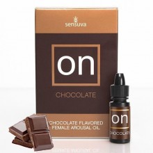 Олія зі смаком шоколаду Sensuva - ON Arousal Oil for Her Chocolate 5 мл (SO3166)