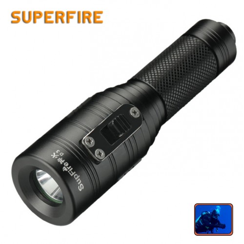 Ліхтар ручний для дайвінгу D3 SuperFire 620 Lumen IPX8
