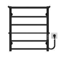 Рушникосушарка електрична Терма Плюс П6 500х600 Deffi Чорний JD03 (C.TA.60.50.6.E.B.R.1)
