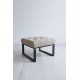 Пуфик в стилі Loft NS-1534 380x500x500 мм Черный